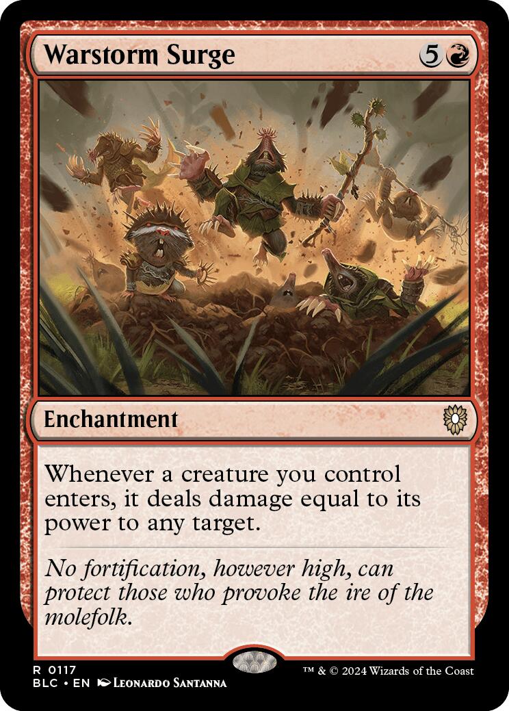 Warstorm Surge [Bloomburrow Commander] | Jomio and Rueliete's Cards and Comics