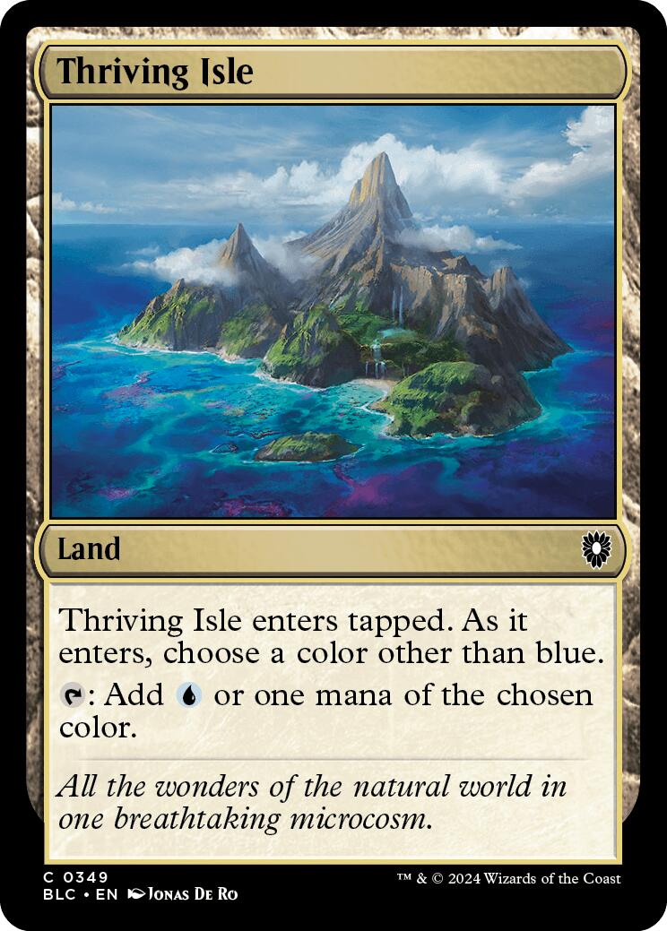 Thriving Isle [Bloomburrow Commander] | Jomio and Rueliete's Cards and Comics
