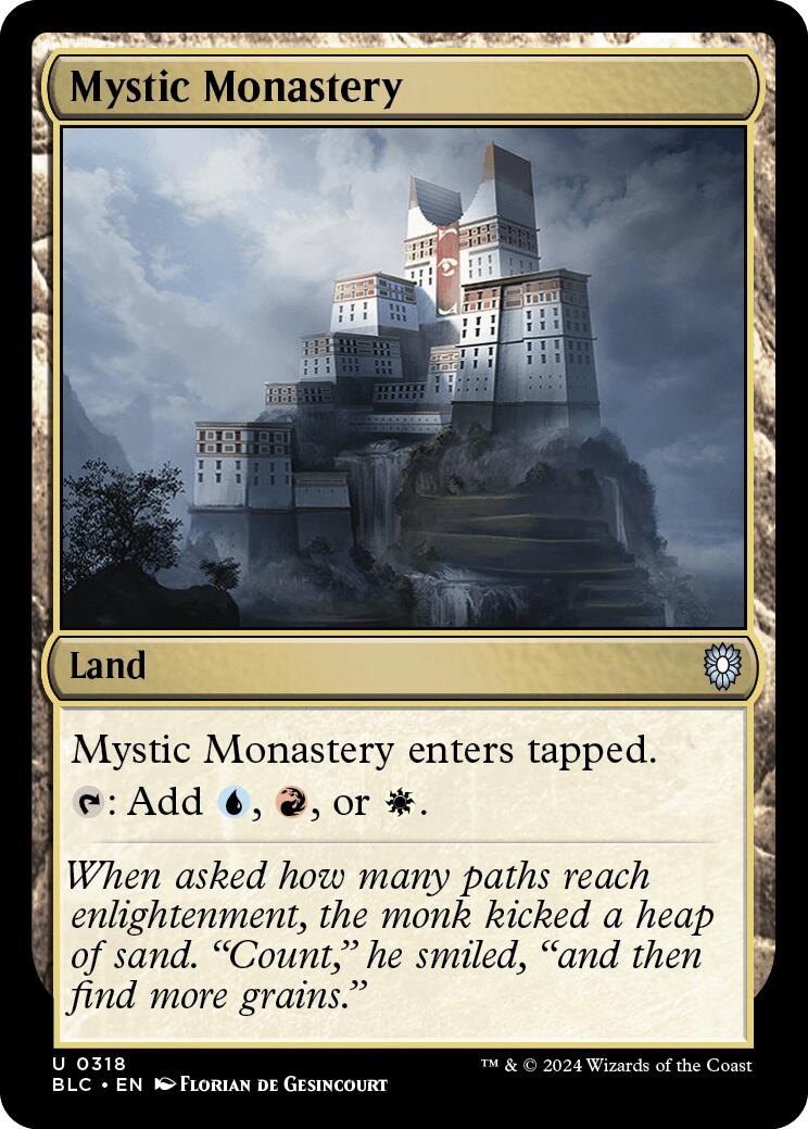 Mystic Monastery [Bloomburrow Commander] | Jomio and Rueliete's Cards and Comics