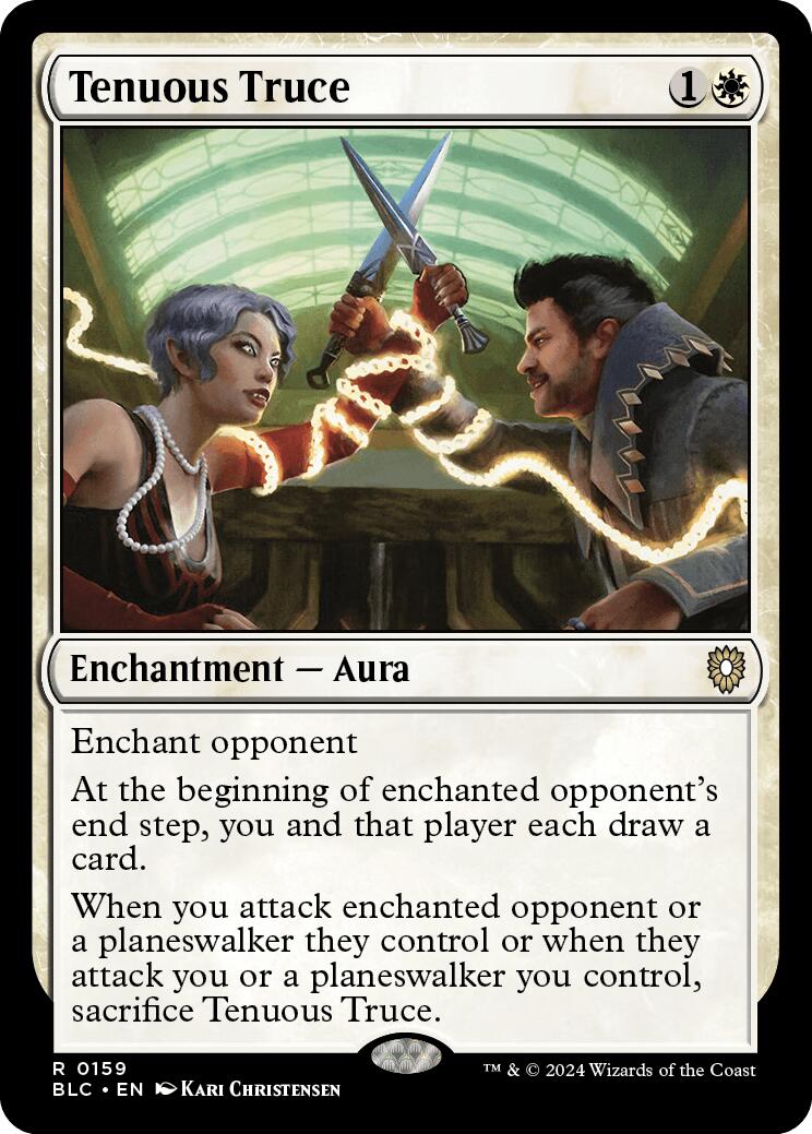 Tenuous Truce [Bloomburrow Commander] | Jomio and Rueliete's Cards and Comics