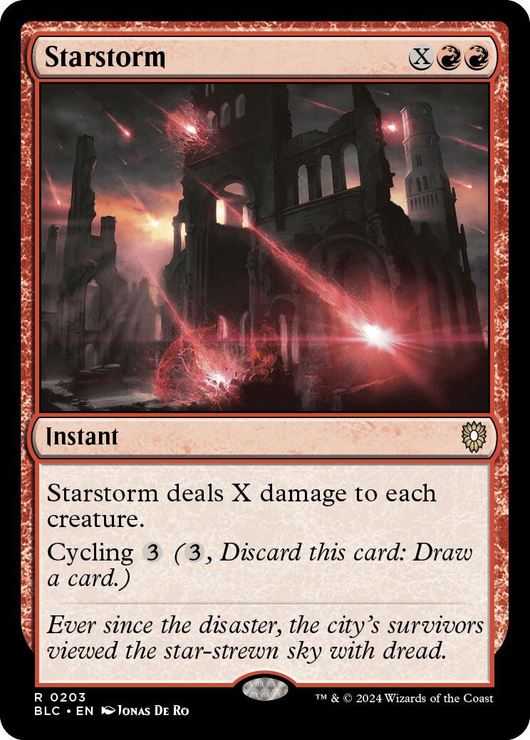Starstorm [Bloomburrow Commander] | Jomio and Rueliete's Cards and Comics