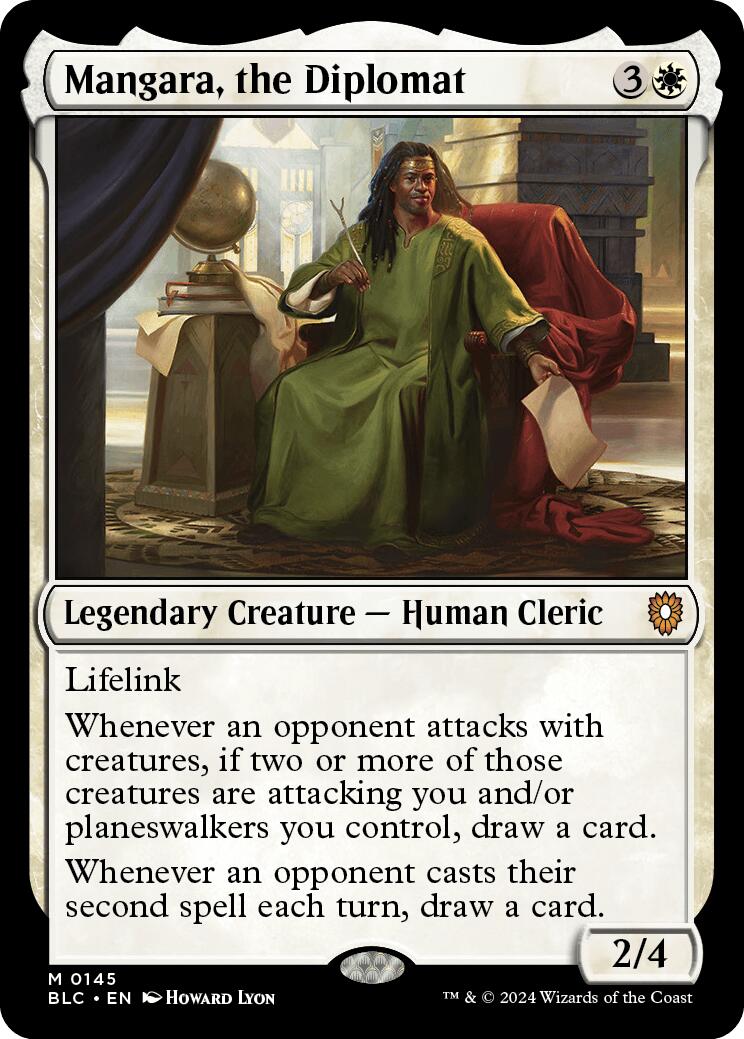 Mangara, the Diplomat [Bloomburrow Commander] | Jomio and Rueliete's Cards and Comics