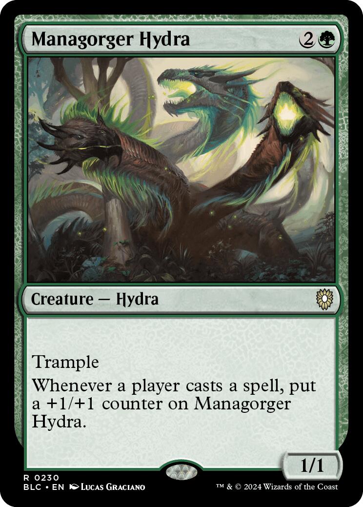 Managorger Hydra [Bloomburrow Commander] | Jomio and Rueliete's Cards and Comics