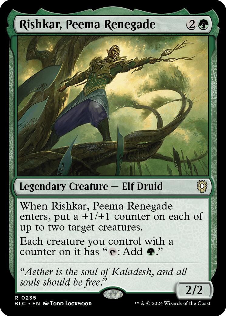 Rishkar, Peema Renegade [Bloomburrow Commander] | Jomio and Rueliete's Cards and Comics