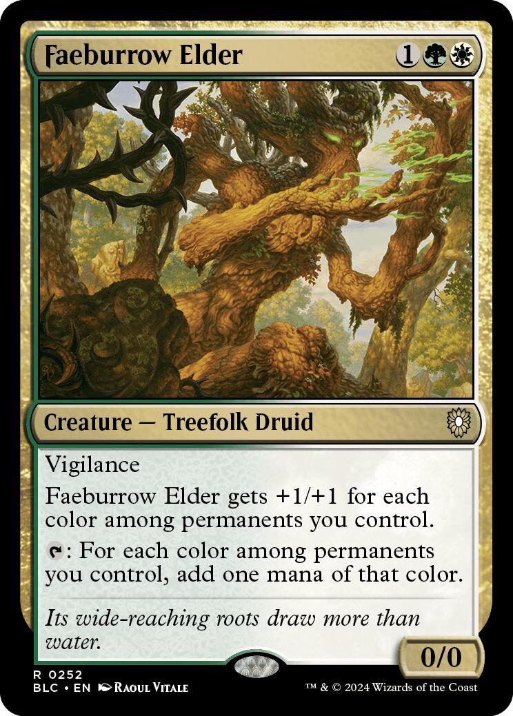 Faeburrow Elder [Bloomburrow Commander] | Jomio and Rueliete's Cards and Comics