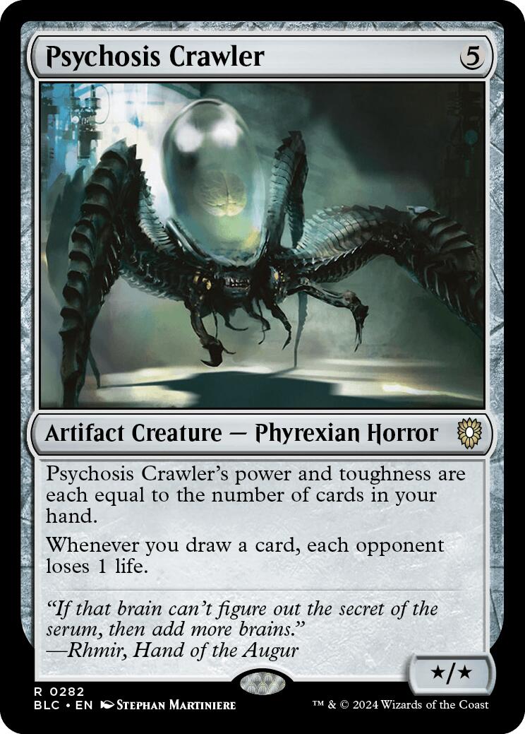 Psychosis Crawler [Bloomburrow Commander] | Jomio and Rueliete's Cards and Comics