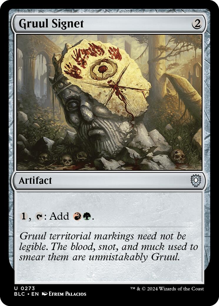 Gruul Signet [Bloomburrow Commander] | Jomio and Rueliete's Cards and Comics