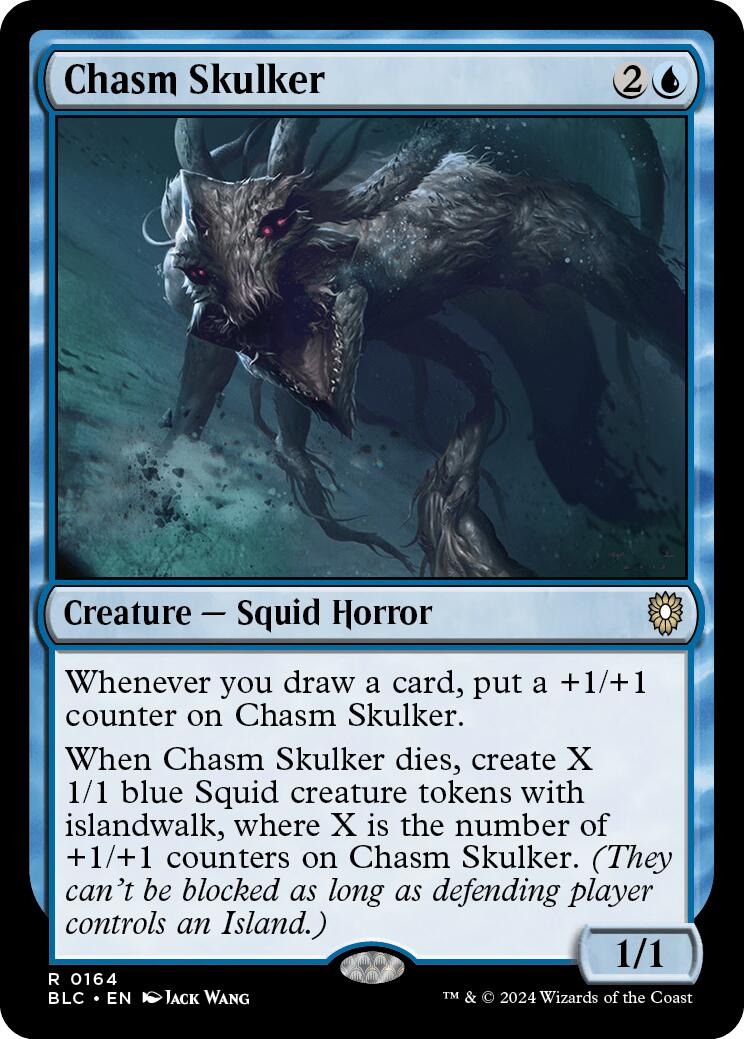 Chasm Skulker [Bloomburrow Commander] | Jomio and Rueliete's Cards and Comics