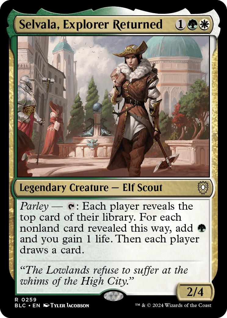 Selvala, Explorer Returned [Bloomburrow Commander] | Jomio and Rueliete's Cards and Comics