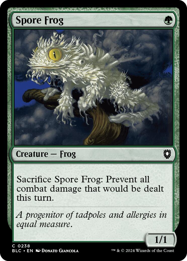 Spore Frog [Bloomburrow Commander] | Jomio and Rueliete's Cards and Comics