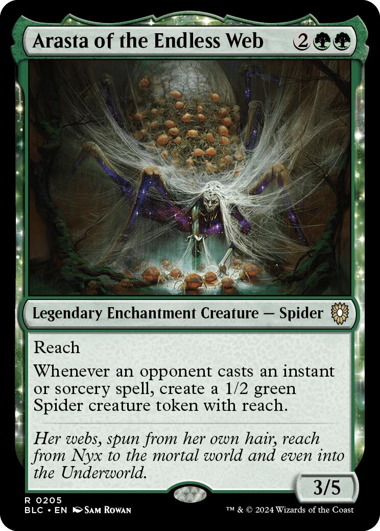 Arasta of the Endless Web [Bloomburrow Commander] | Jomio and Rueliete's Cards and Comics
