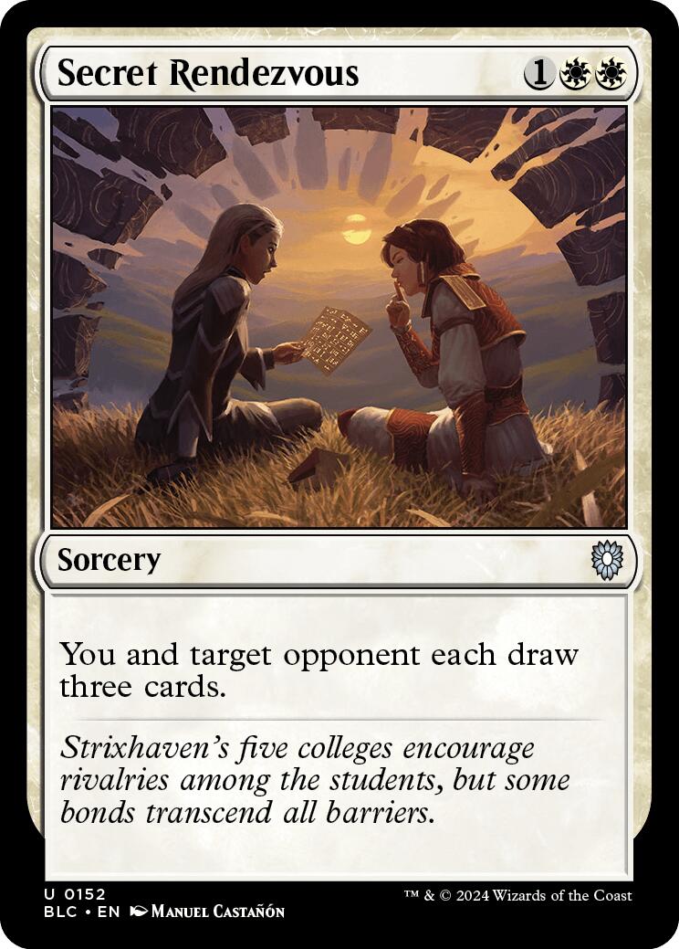 Secret Rendezvous [Bloomburrow Commander] | Jomio and Rueliete's Cards and Comics