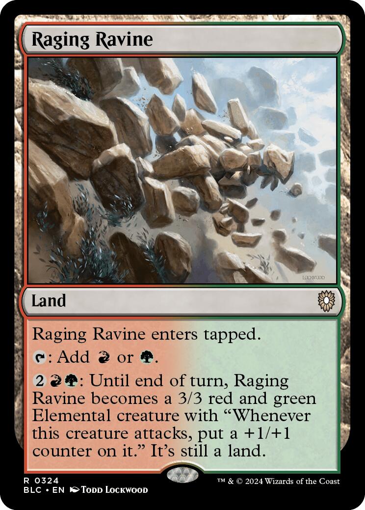 Raging Ravine [Bloomburrow Commander] | Jomio and Rueliete's Cards and Comics