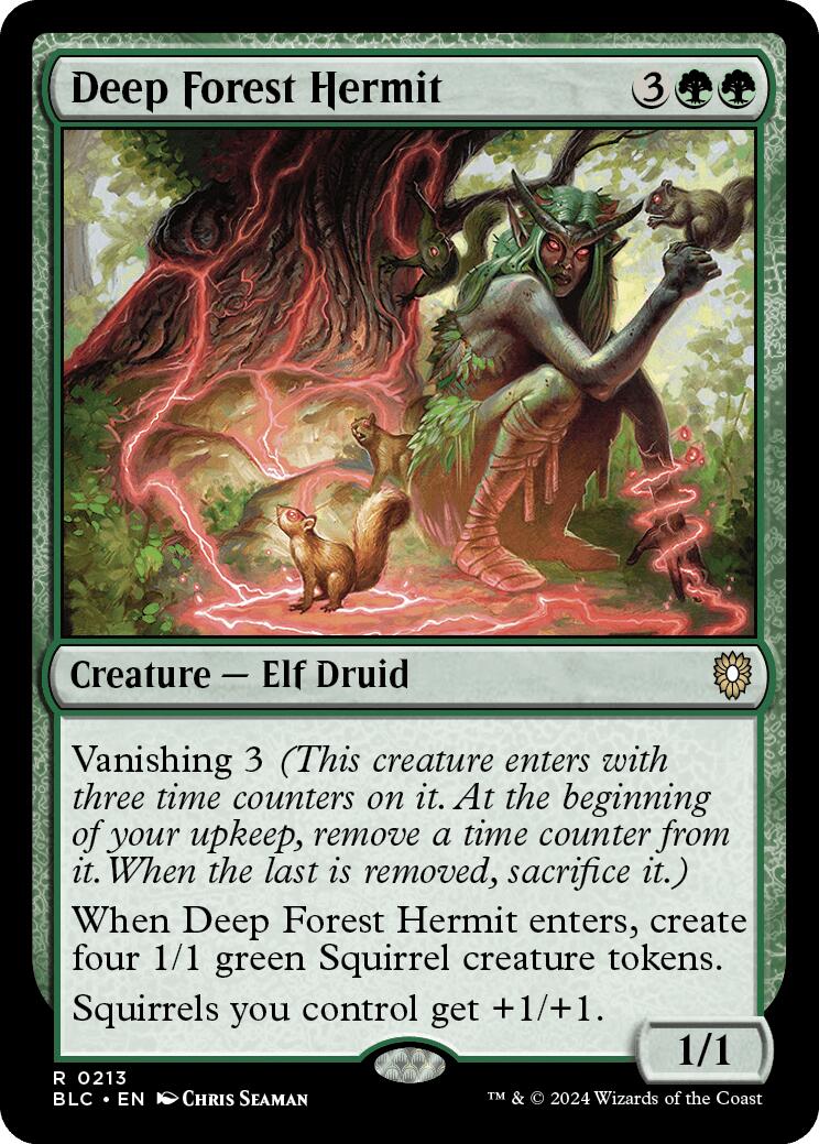 Deep Forest Hermit [Bloomburrow Commander] | Jomio and Rueliete's Cards and Comics