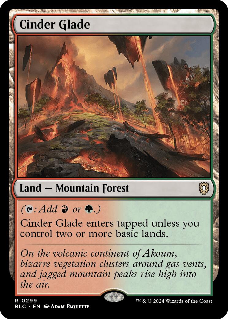 Cinder Glade [Bloomburrow Commander] | Jomio and Rueliete's Cards and Comics
