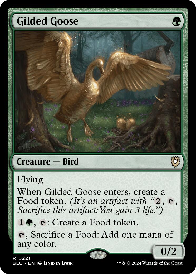 Gilded Goose [Bloomburrow Commander] | Jomio and Rueliete's Cards and Comics