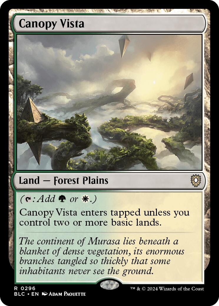 Canopy Vista [Bloomburrow Commander] | Jomio and Rueliete's Cards and Comics