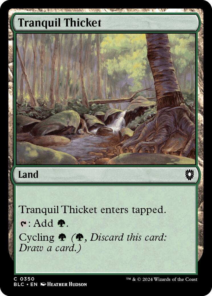 Tranquil Thicket [Bloomburrow Commander] | Jomio and Rueliete's Cards and Comics
