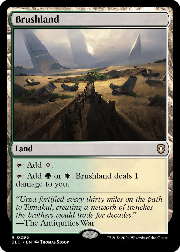 Brushland [Bloomburrow Commander] | Jomio and Rueliete's Cards and Comics