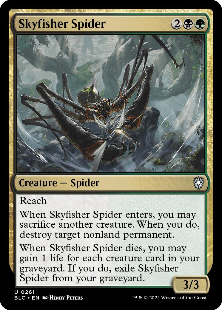 Skyfisher Spider [Bloomburrow Commander] | Jomio and Rueliete's Cards and Comics