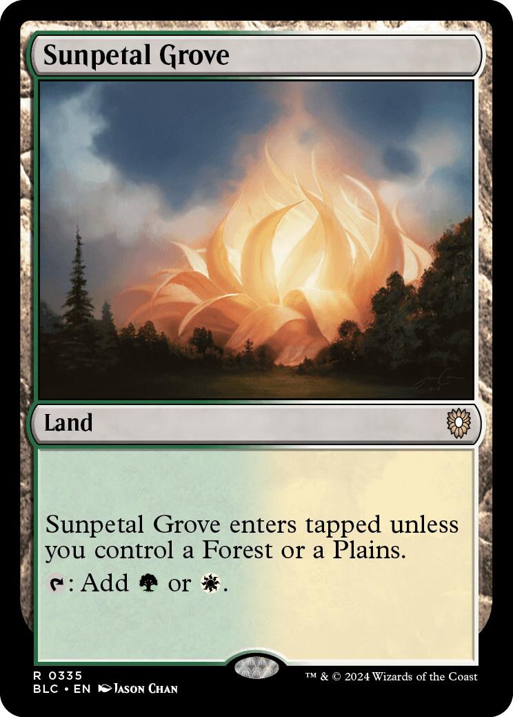 Sunpetal Grove [Bloomburrow Commander] | Jomio and Rueliete's Cards and Comics