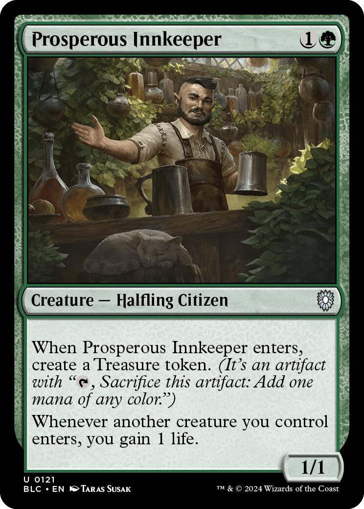 Prosperous Innkeeper [Bloomburrow Commander] | Jomio and Rueliete's Cards and Comics