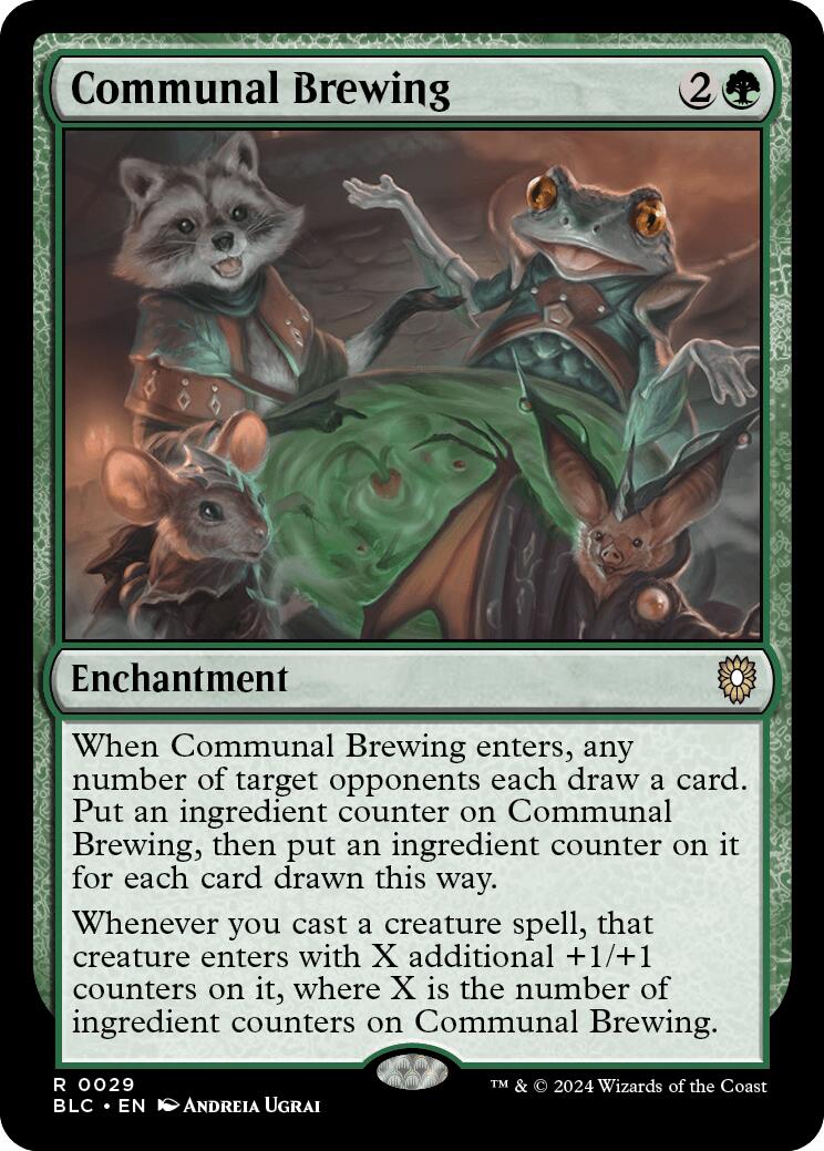 Communal Brewing [Bloomburrow Commander] | Jomio and Rueliete's Cards and Comics