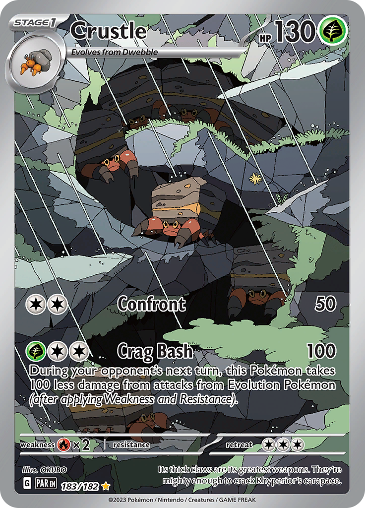 Crustle (183/182) [Scarlet & Violet: Paradox Rift] | Jomio and Rueliete's Cards and Comics