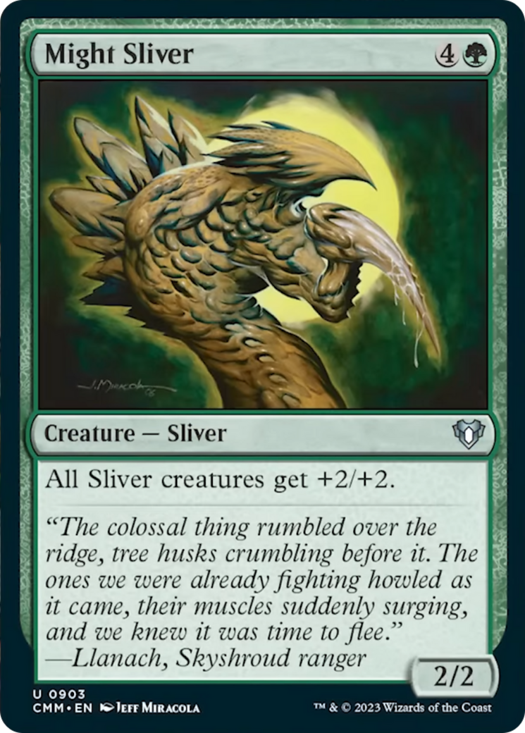 Might Sliver [Commander Masters] | Jomio and Rueliete's Cards and Comics