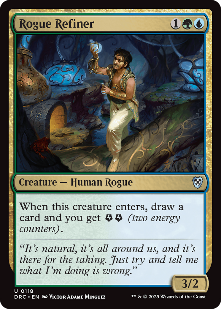 Rogue Refiner [Aetherdrift Commander] | Jomio and Rueliete's Cards and Comics