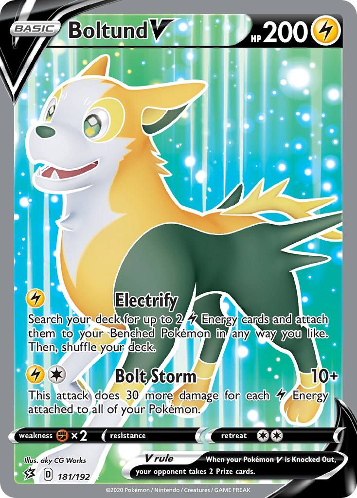 Boltund V (181/192) [Sword & Shield: Rebel Clash] | Jomio and Rueliete's Cards and Comics