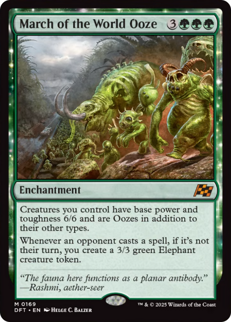 March of the World Ooze [Aetherdrift] | Jomio and Rueliete's Cards and Comics