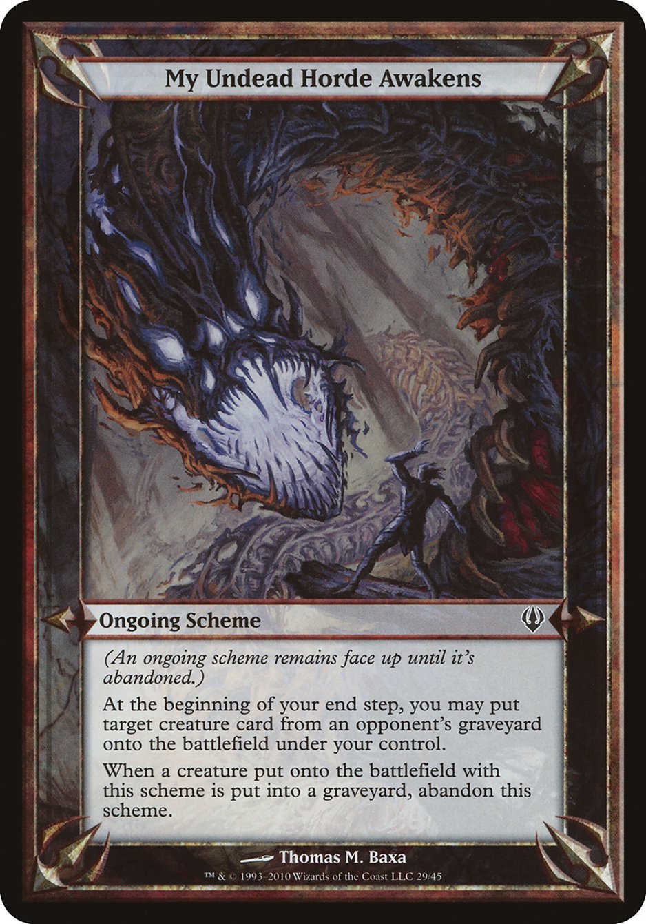 My Undead Horde Awakens (Schemes) [Archenemy Schemes] | Jomio and Rueliete's Cards and Comics