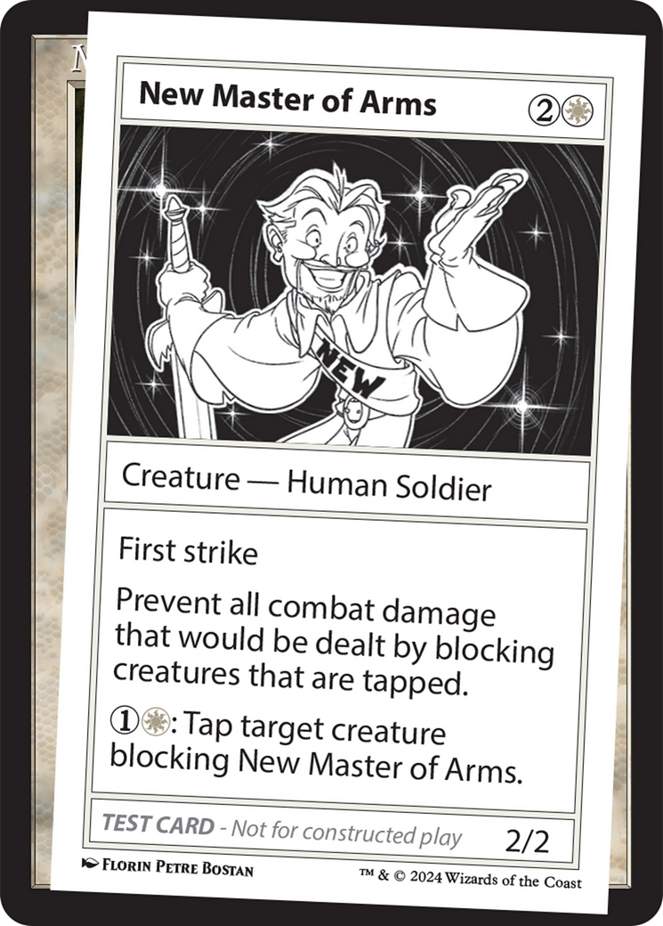 New Master of Arms [Mystery Booster 2 Playtest Cards] | Jomio and Rueliete's Cards and Comics