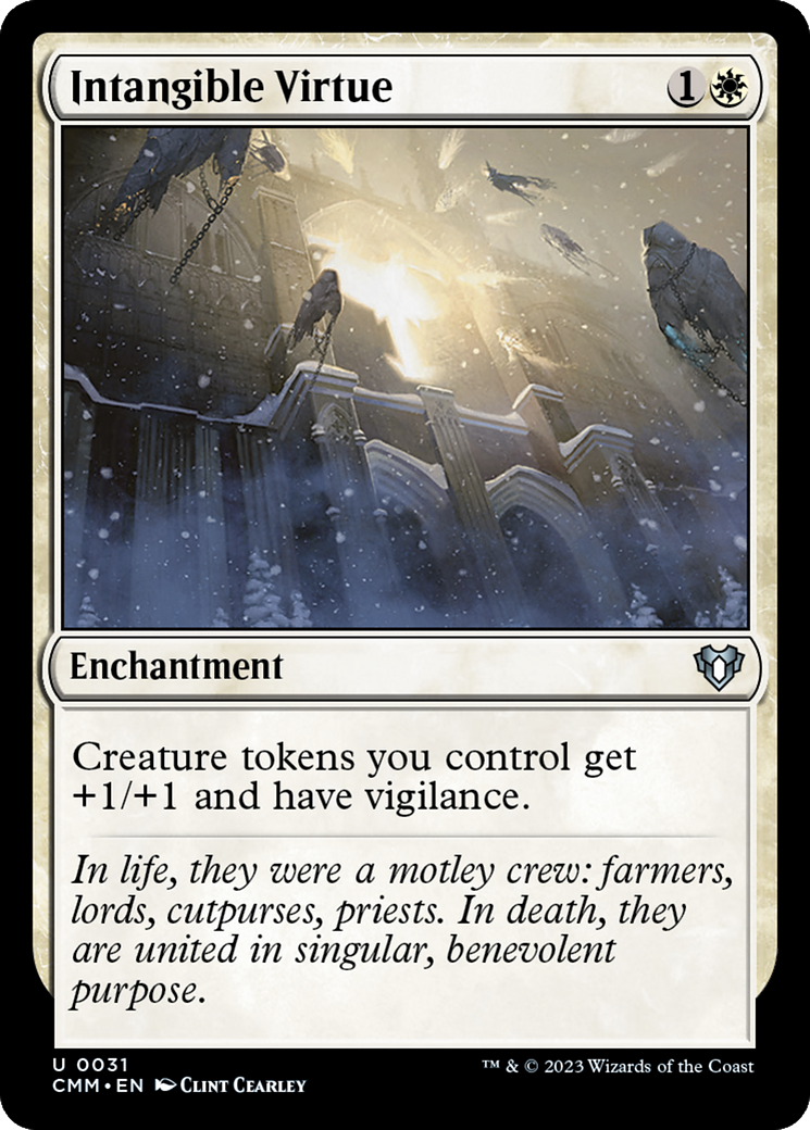 Intangible Virtue [Commander Masters] | Jomio and Rueliete's Cards and Comics