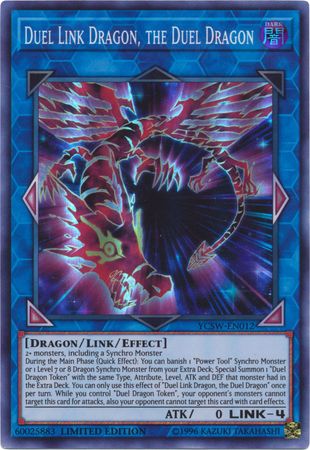 Duel Link Dragon, the Duel Dragon [YCSW-EN012] Super Rare | Jomio and Rueliete's Cards and Comics