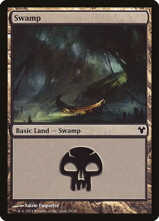Swamp (20) [Modern Event Deck 2014] | Jomio and Rueliete's Cards and Comics