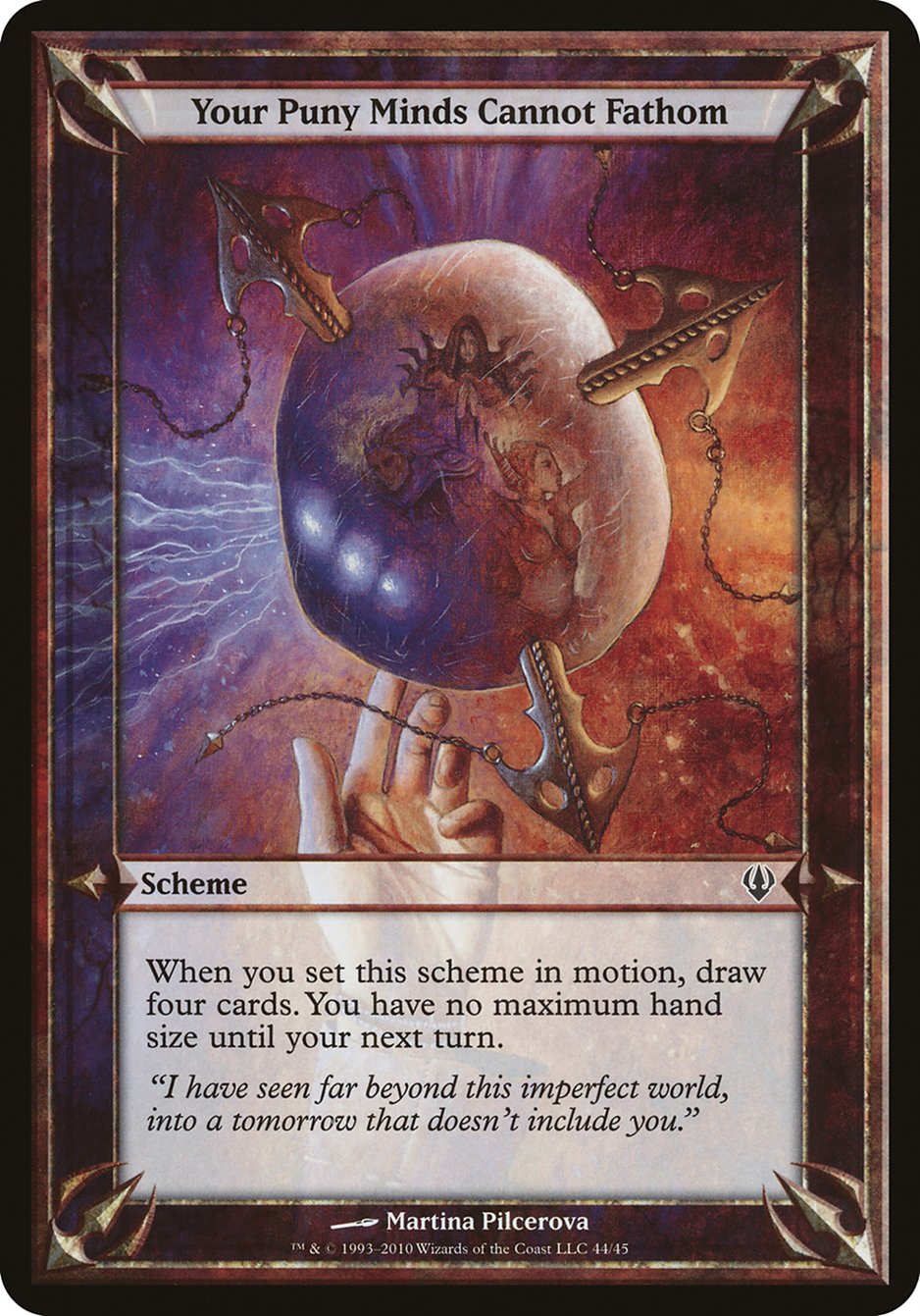 Your Puny Minds Cannot Fathom (Schemes) [Archenemy Schemes] | Jomio and Rueliete's Cards and Comics
