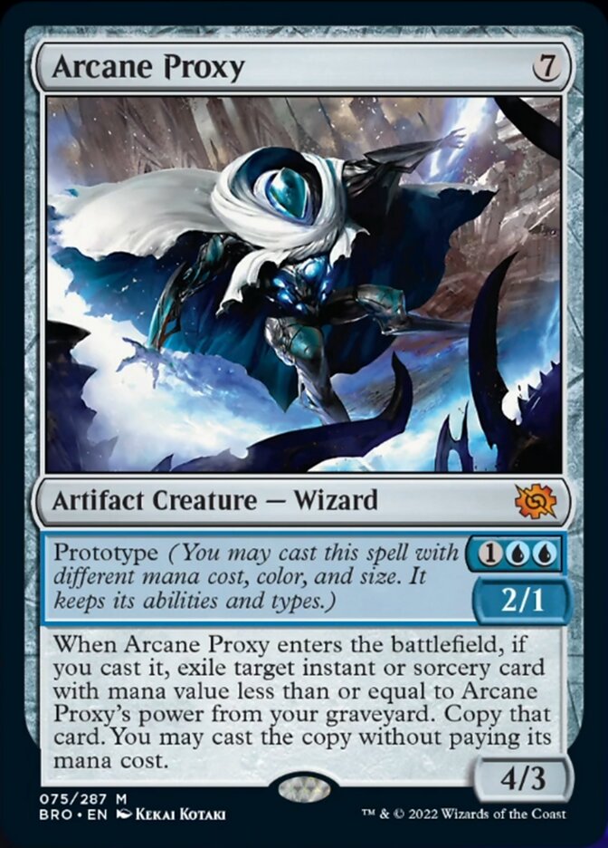 Arcane Proxy (Promo Pack) [The Brothers' War Promos] | Jomio and Rueliete's Cards and Comics