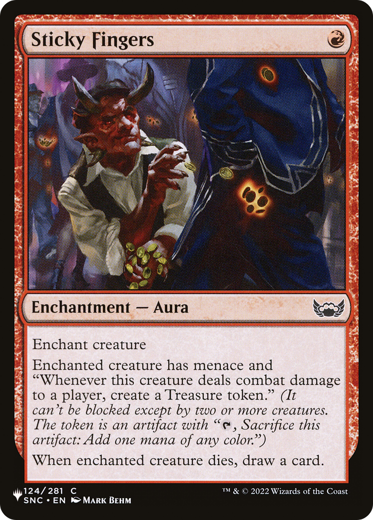 Sticky Fingers [The List] | Jomio and Rueliete's Cards and Comics