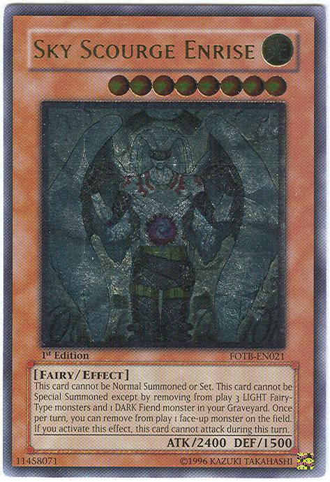 Sky Scourge Enrise [FOTB-EN021] Ultimate Rare | Jomio and Rueliete's Cards and Comics