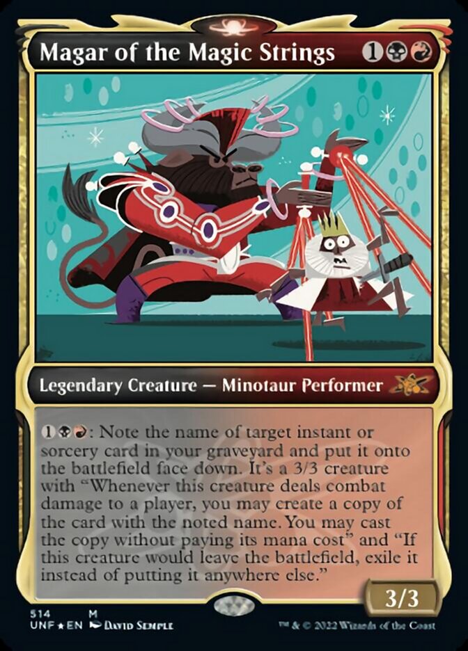 Magar of the Magic Strings (Showcase) (Galaxy Foil) [Unfinity] | Jomio and Rueliete's Cards and Comics