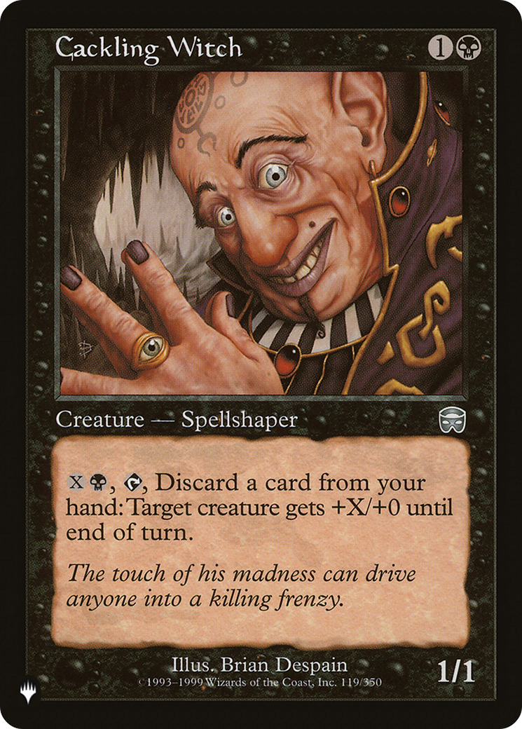Cackling Witch [The List] | Jomio and Rueliete's Cards and Comics