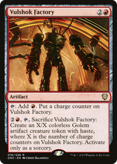 Vulshok Factory [Phyrexia: All Will Be One Commander] | Jomio and Rueliete's Cards and Comics