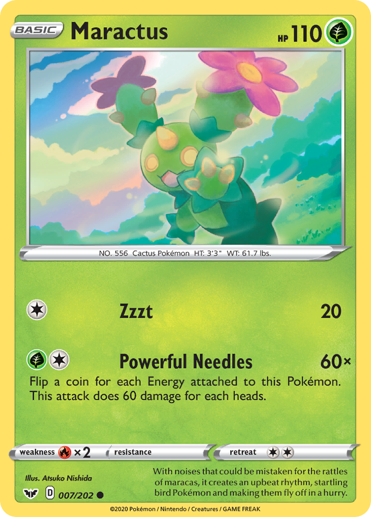 Maractus (007/202) [Sword & Shield: Base Set] | Jomio and Rueliete's Cards and Comics