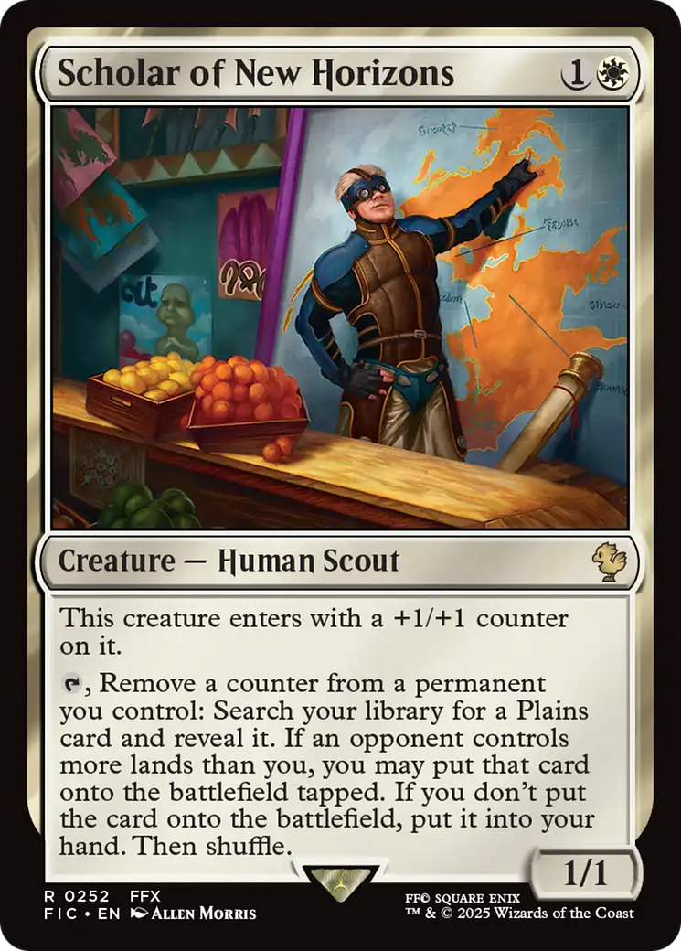 Scholar of New Horizons [FINAL FANTASY Commander] | Jomio and Rueliete's Cards and Comics