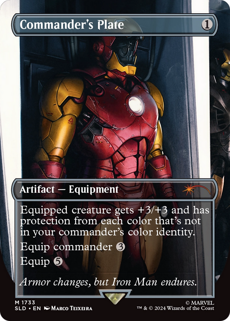 Commander's Plate (1733) (Rainbow Foil) [Secret Lair Drop Series] | Jomio and Rueliete's Cards and Comics