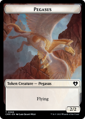 Copy (54) // Pegasus Double-Sided Token [Commander Masters Tokens] | Jomio and Rueliete's Cards and Comics