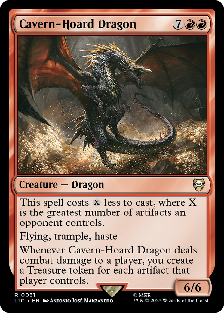 Cavern-Hoard Dragon [The Lord of the Rings: Tales of Middle-Earth Commander] | Jomio and Rueliete's Cards and Comics