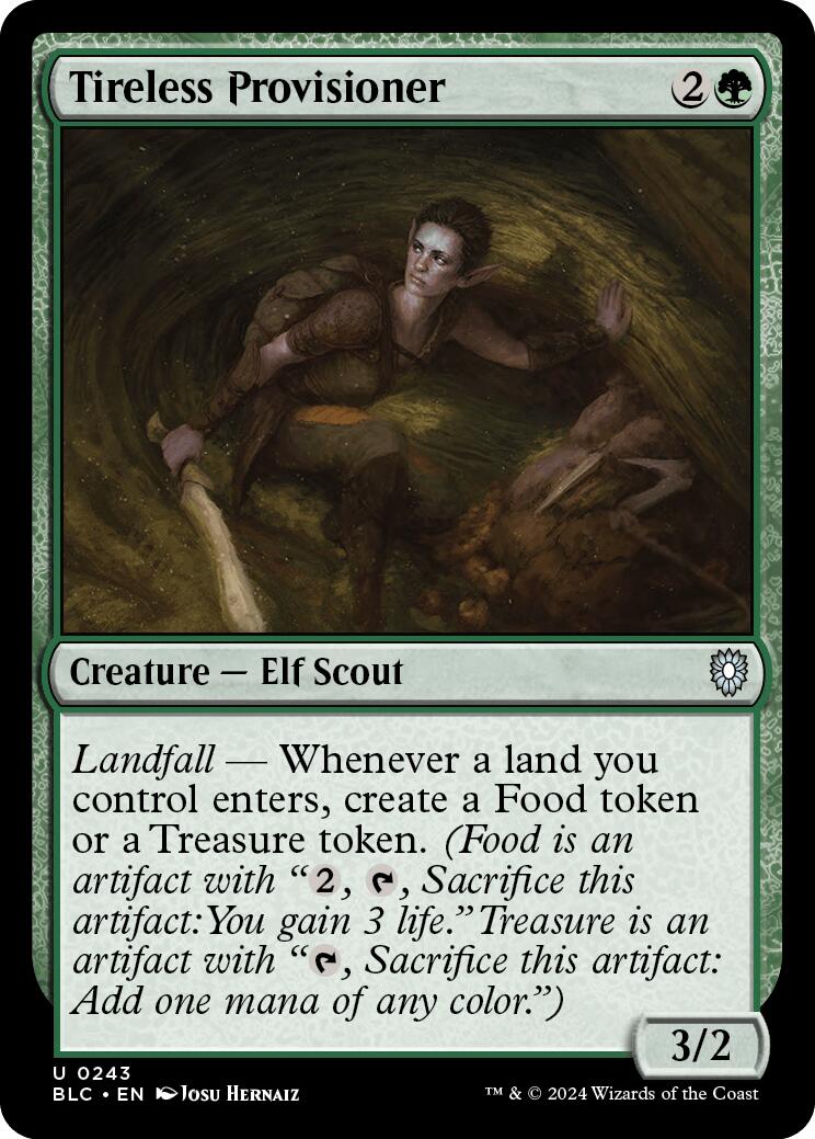 Tireless Provisioner [Bloomburrow Commander] | Jomio and Rueliete's Cards and Comics